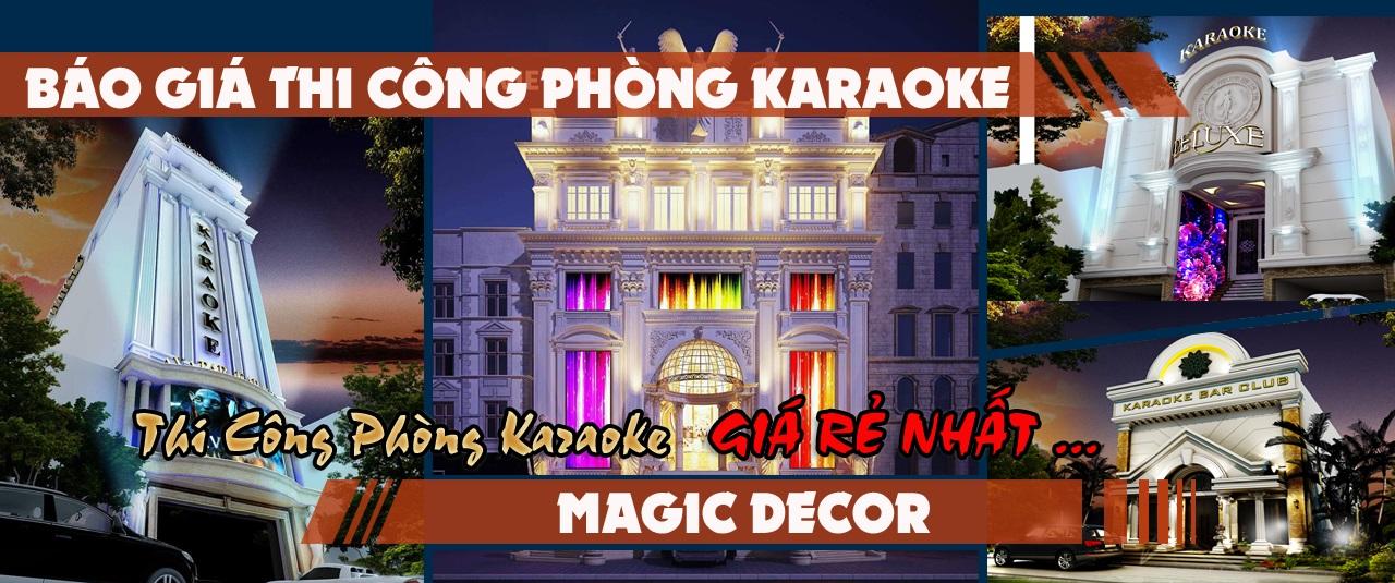 Báo giá thi công phòng karaoke